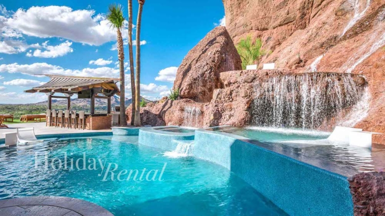 luxury vacation rental on camelback mountain resort style pool